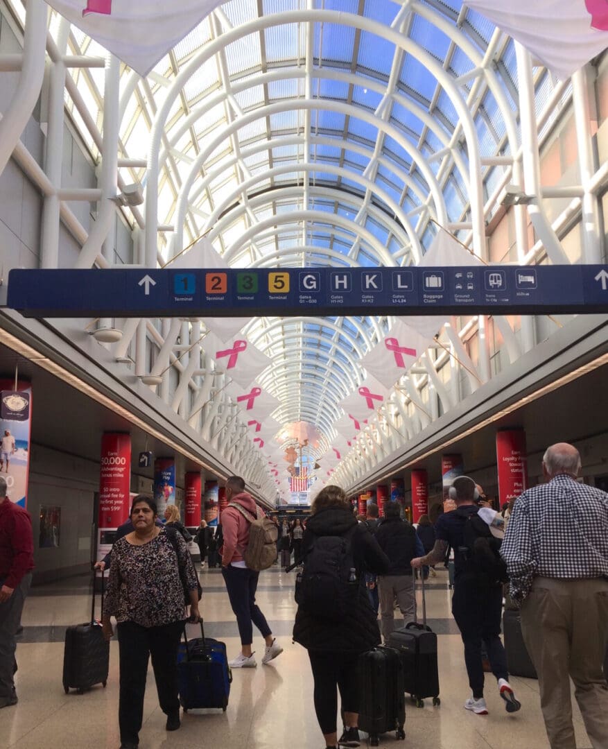 A Large White Frame Dome for an Airport