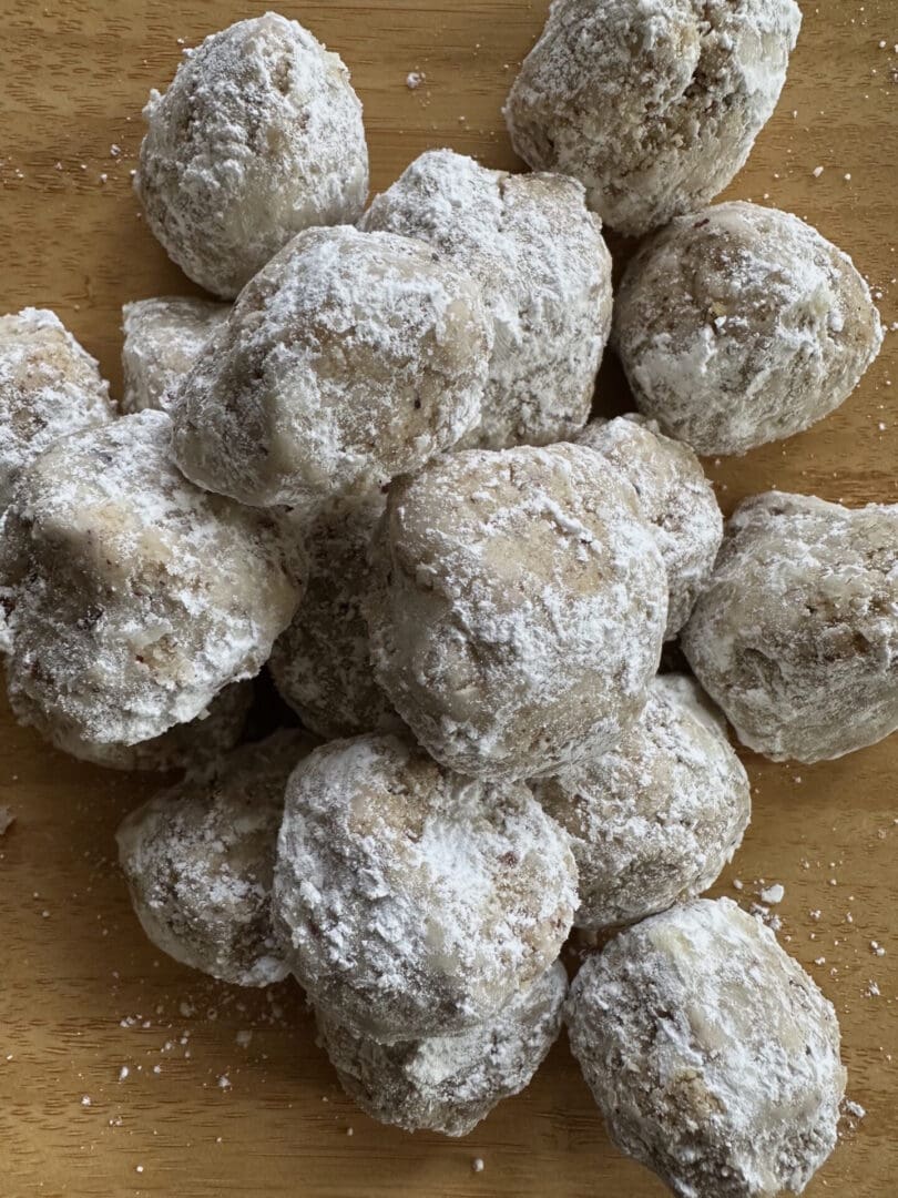 Tea Cakes Bunch With Powder Sugar