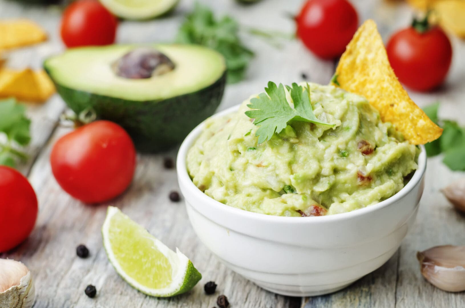 Close up image of Marys Guacamole