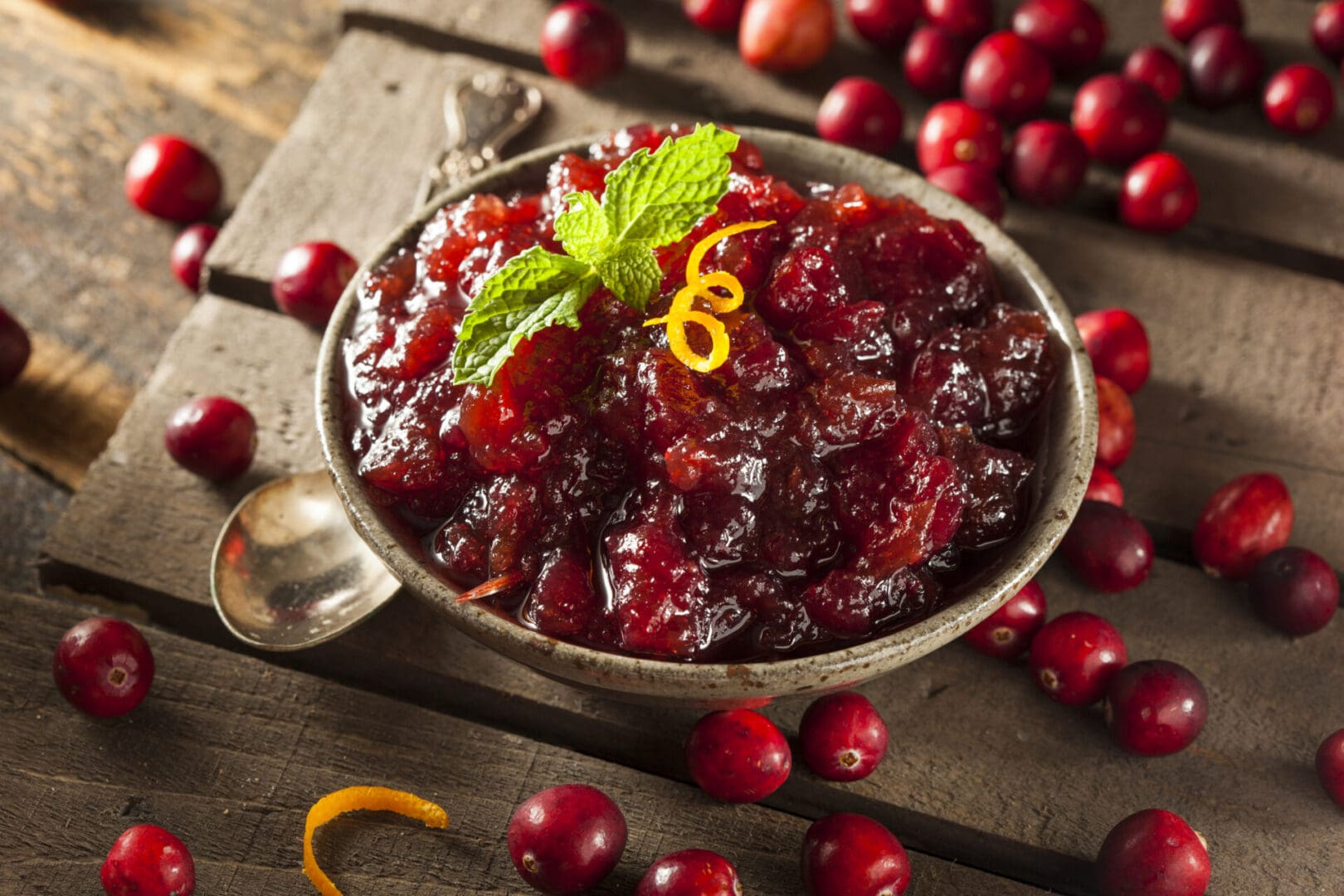 Homemade Red Cranberry Sauce for the Holidays.