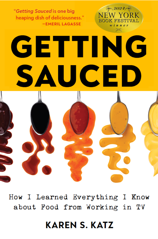 Book cover for "Getting Sauced" by Karen S. Katz.