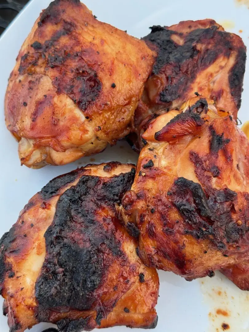 Grilled chicken thighs Grilled chicken thighs