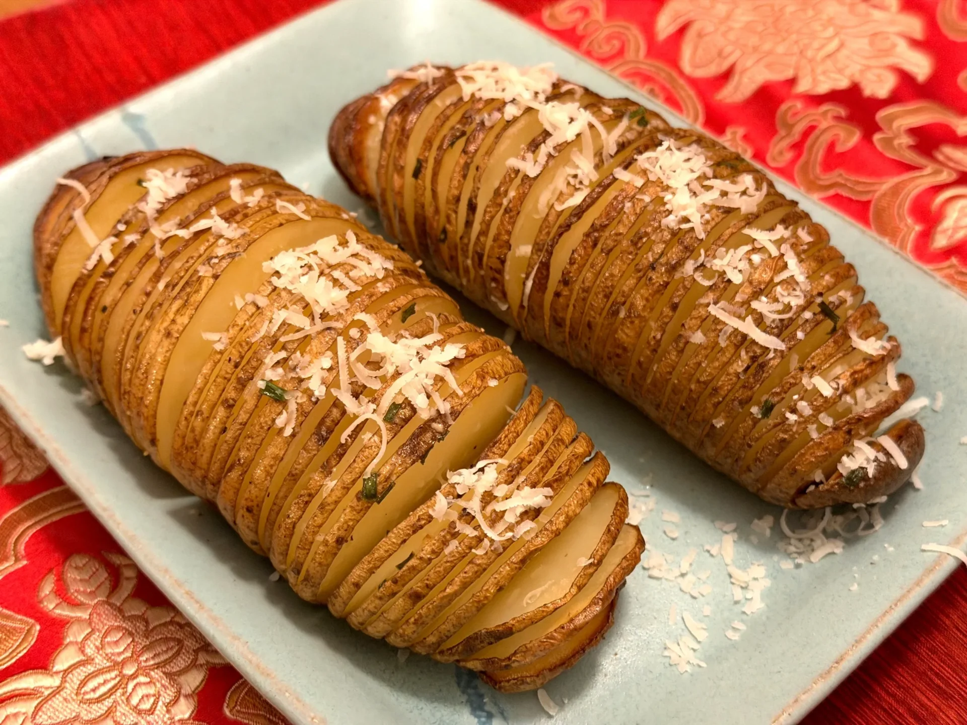 Hasselback potatoes