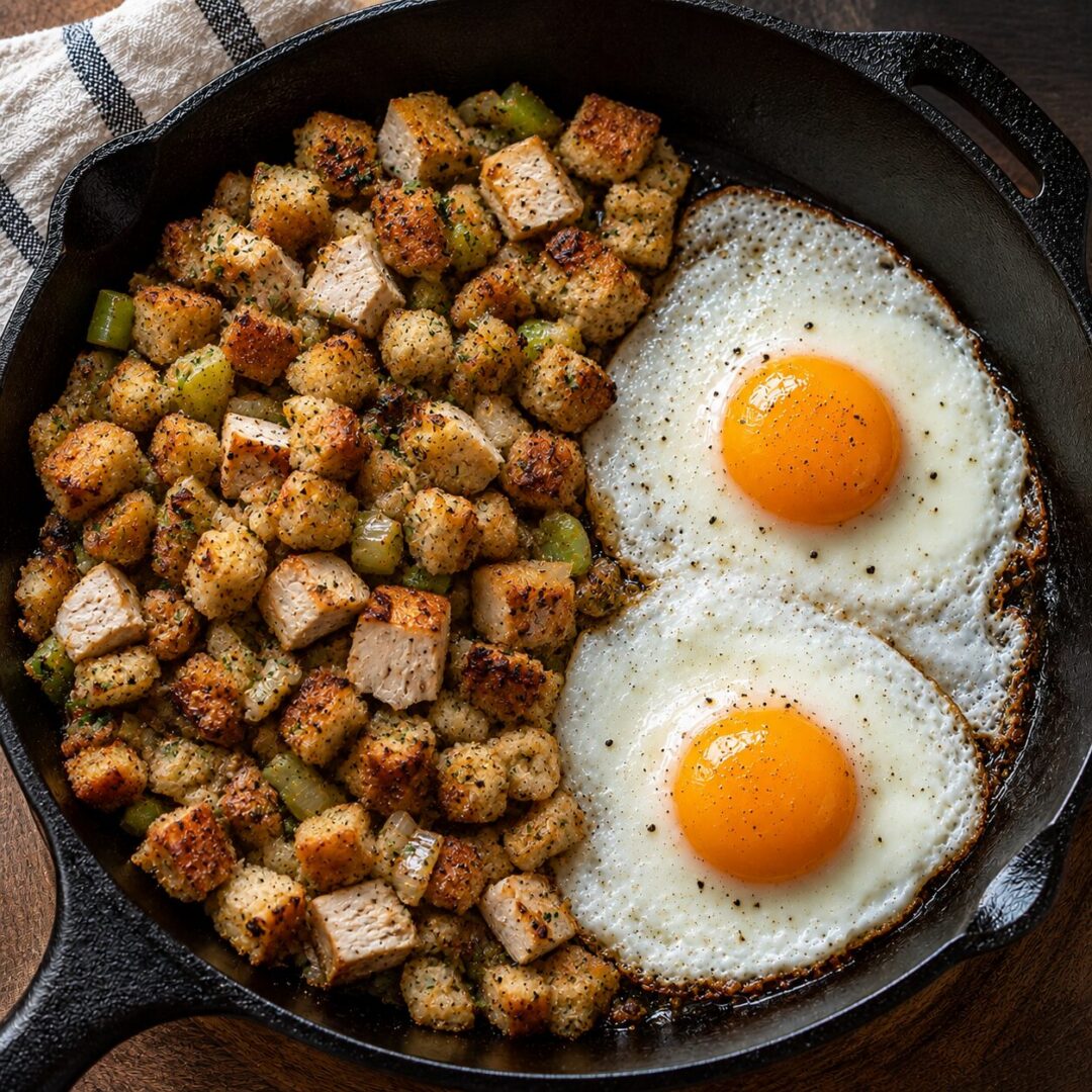 LThanksgivingleftoverhash&eggs