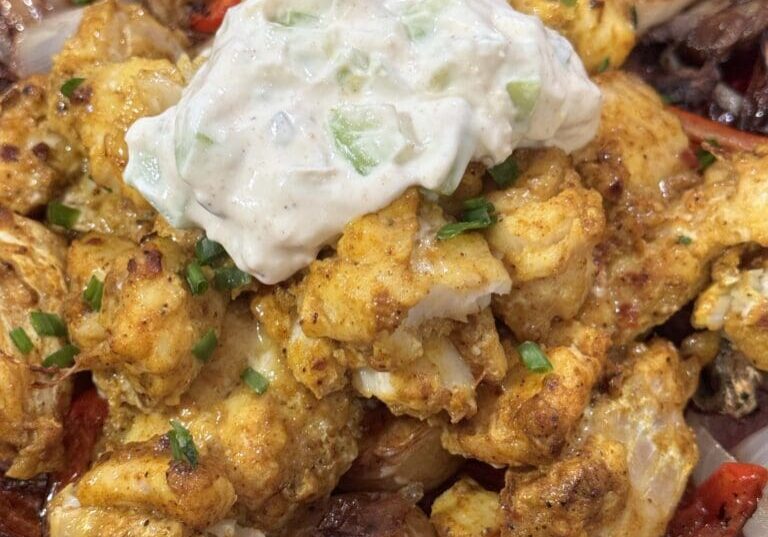 Indian spiced cod