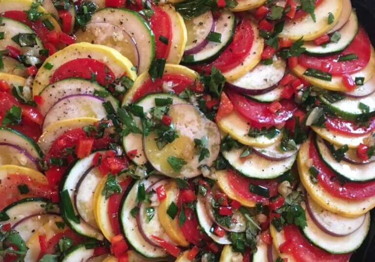 Ratatouille as a Side Dish on a Pan